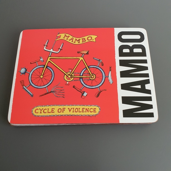 Brand New MAMBO Cork Backed Placemats Boxset x6 - Picture 5 of 12